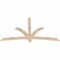 Ekena Millwork Davenport Smooth Timber Gable Bracket, Douglas Fir, 72"W x 42"H x 1 1/2"D x 3 1/2"F, 14/12 Pitch GBW072X42X0204DAV00SDF - alternate 2